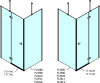 Polysan FORTIS obdélníkový sprchový kout 800x1200 mm, R varianta FL1080RFL3512