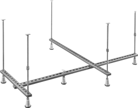 Polysan Nosná konstrukce pro asymetrickou vanu 150x75cm, L/R FR15076