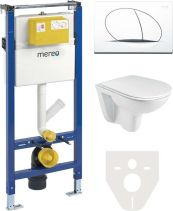 Mereo WC komplet pro sádrokarton s příslušenstvím MM02SETR