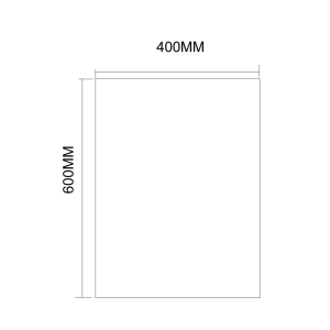 Aqualine Zrcadlo 40x60cm, bez úchytu 22491