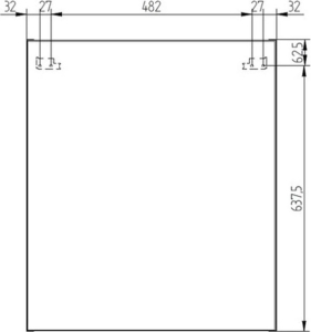 Mereo Koupelnová skříňka zrcadlová 60 cm, galerka, 2 x dvířka, Multidecor, Ořech Predazzo CN798G62ORP1