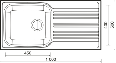 Nerezový dřez Sinks STAR 1000 XXL + CORNIA N82