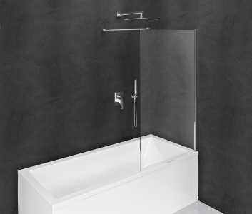 Polysan MODULAR SHOWER vanová zástěna 900x1500mm, čiré sklo BMS1-90