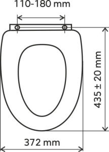 Novaservis WC sedátko, MDF s potiskem, panty kov-chrom WC/SOFTSTONE1