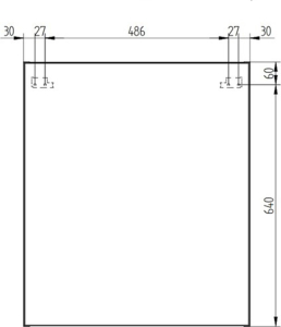 Mereo Koupelnová skříňka zrcadlová 60 cm, galerka, 1x dvířka levá, Multidecor, Light Rock Hickory CN798G61LRH1