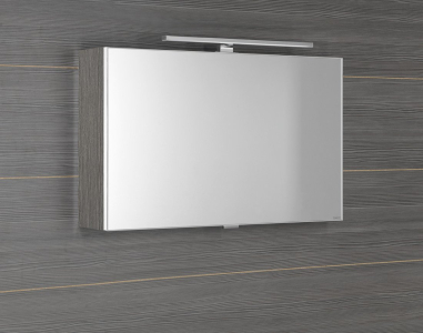 Sapho CLOE galerka s LED osvětlením 80x50x18cm, dub stříbrný CE080-0011