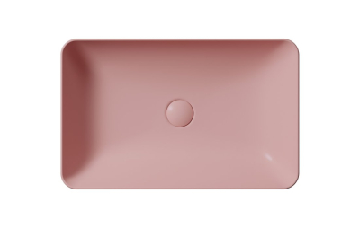 GSI NUBES keramické umyvadlo na desku 60x38cm, blush mat 903624