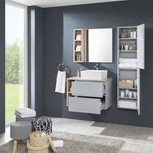 Mereo Koupelnová deska na skříňku 141 cm, Multidecor, Dub Arlington CN799D141DARL