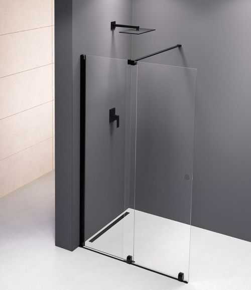 Polysan MODULAR SHOWER zástěna s pojezdy 1400 mm, černá MS5-140B