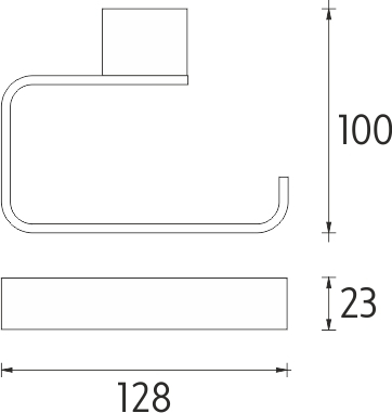 Nimco KIBO Držák na toaletní papír Ki 14055-26