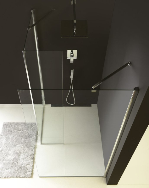 Polysan MODULAR SHOWER stěna k instalaci na zeď, pro připojení pevného panelu, 900 mm MS2A-90