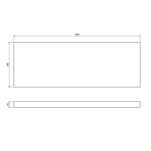 Sapho AVICE deska 100x39cm, old wood AV1108